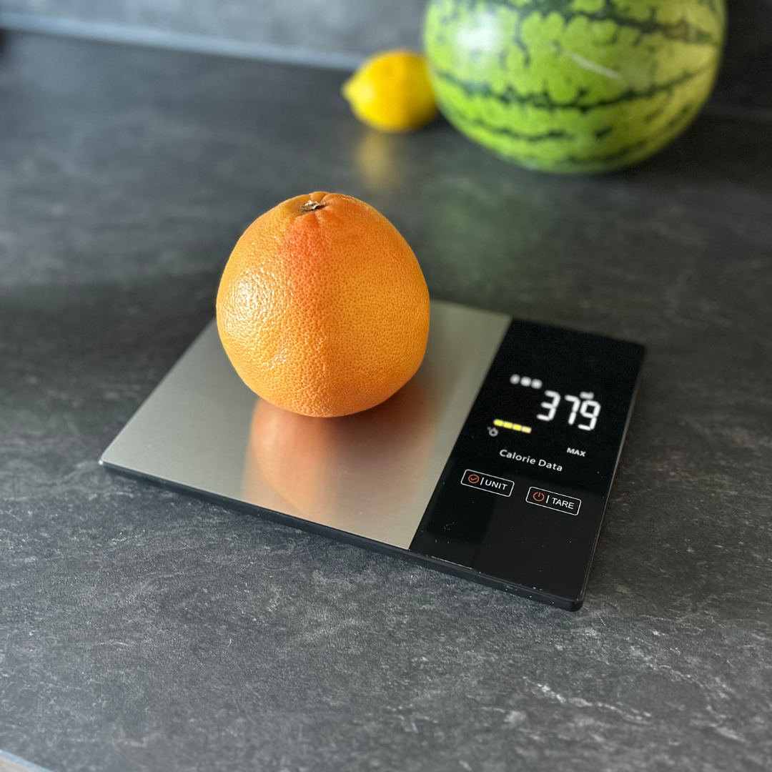 TrackBite Küchenwaage | Mit Kalorientracking